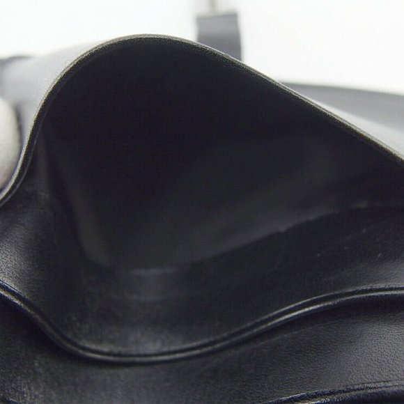 GUCCI W Hook Wallet Lizard Vigma Press Leather Auth USED F1619 - Picture 5 of 10